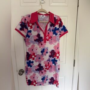 NWOT JUICY By Juicy Couture Casual Floral Polo Mini Dress